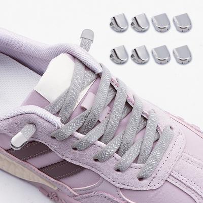 2 Paia di Lacci Sportivi Rapidi Pigri Elastici Senza Nodo per Scarpe per Bambini e Adulti - Lacci per Scarpe Facili da Infilare Accessori per Scarpe