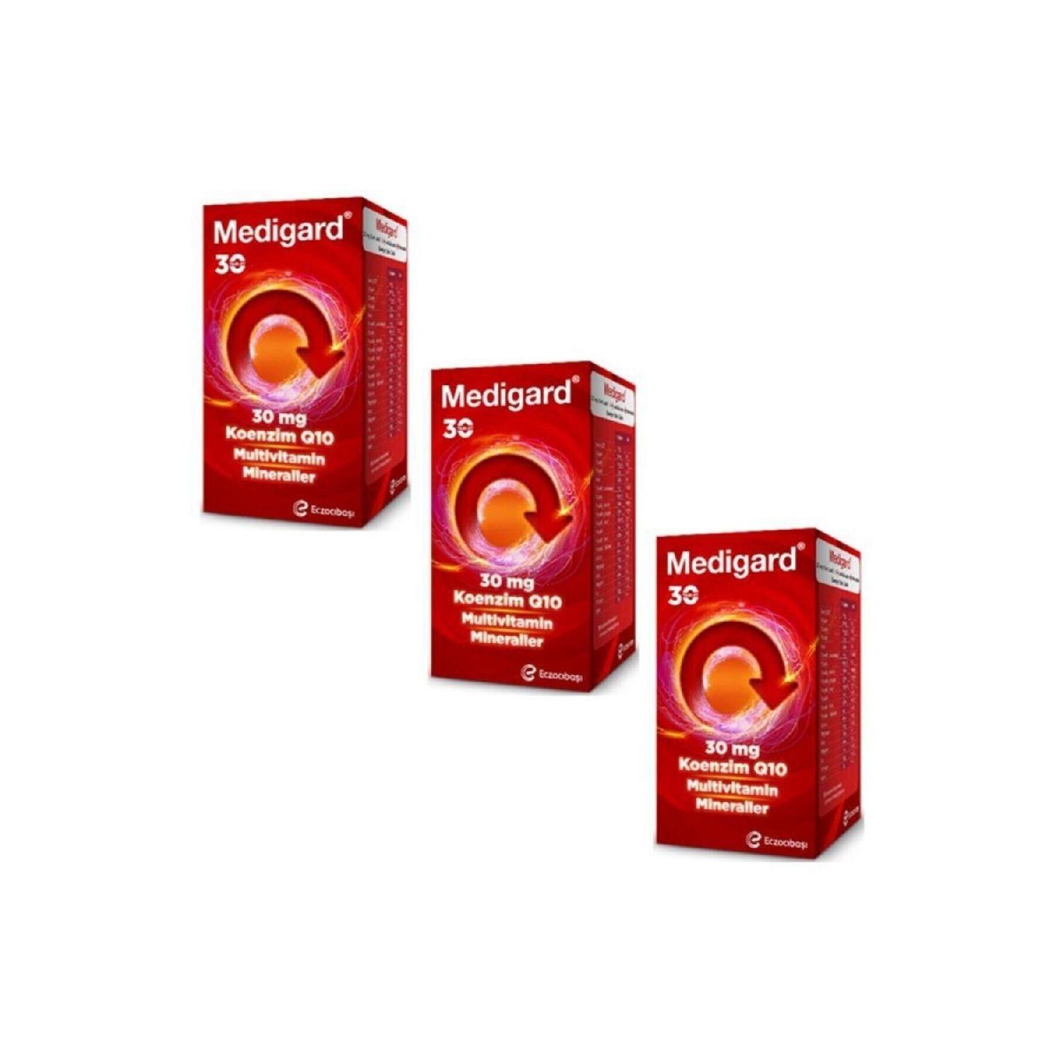 

3 Pieces Of 30 Tablets Vitamin Mineral Coenzyme Q10