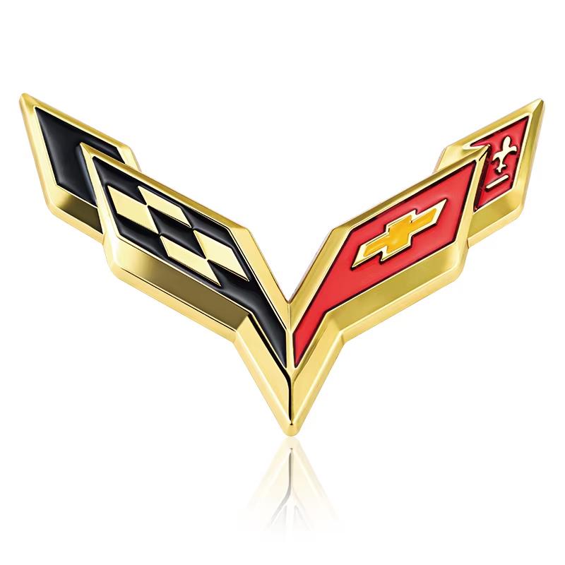 3D Metal Car Emblem Badge Sticker Decoration For Chevrolet Cruze Sonic Silverado Corvette Trax Camaro Captiva Suburban Equinox