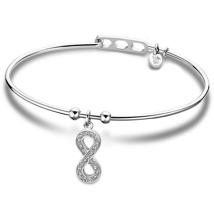 Bracelet - Lotus - LS2015-2-5 - Acier inoxydable - Argenté - Femme