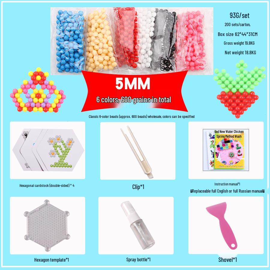 Mist Magic Water Soluble Sticky Beads DIY Handmade Toy