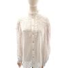 42 Long Sleeve Shirt white/White cotton/Nylon Women