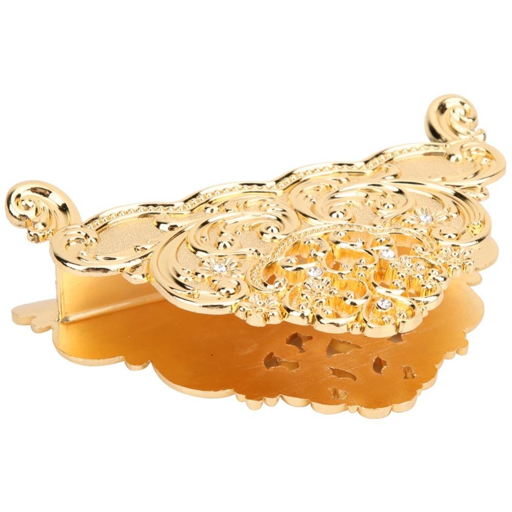 Zinc Alloy Paper Napkin Holder Vintage Tissue Storage Rack Paper Towel Holder For Restaurant золотой