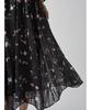Selford Bowtie Flower Print Dress CWFO251063 Black Women's