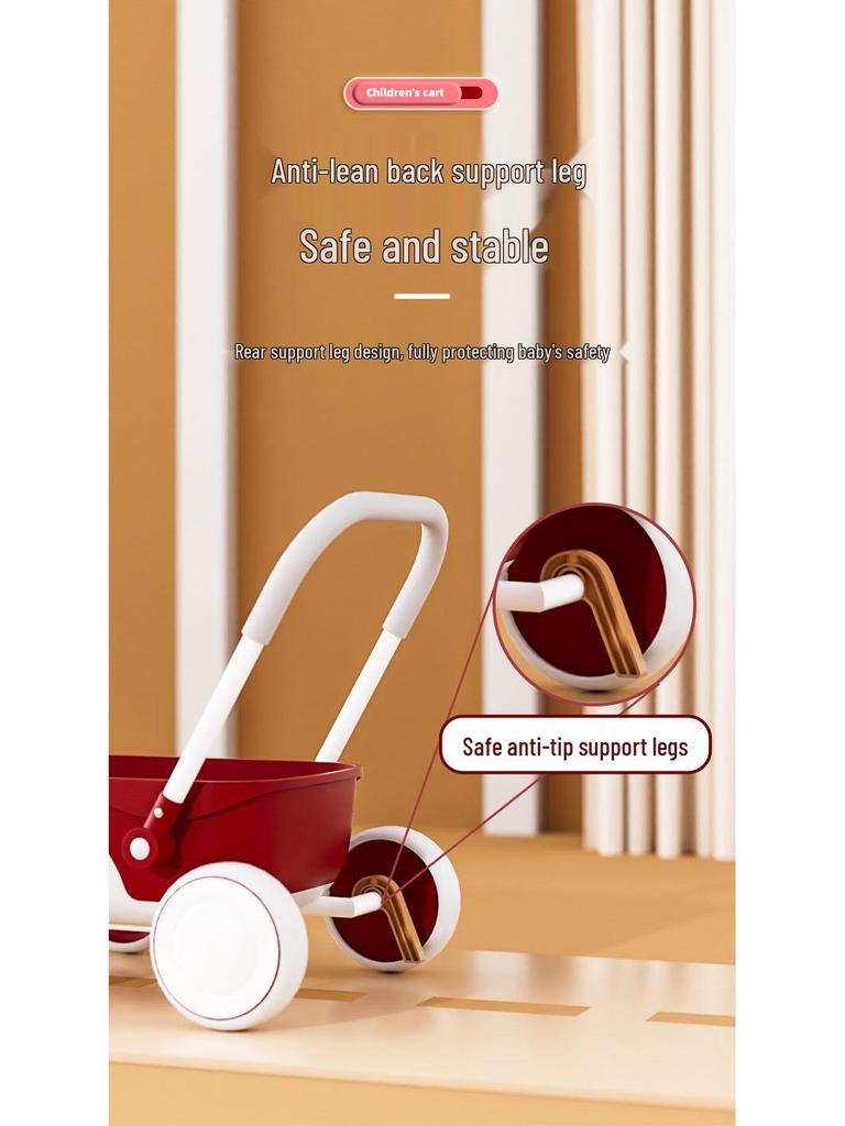 Multifunctionele Baby Loopwagen Kinderwagen voor 1-2 Jarigen - Peuter Hand Duw Speelgoed Auto Verjaardagscadeau