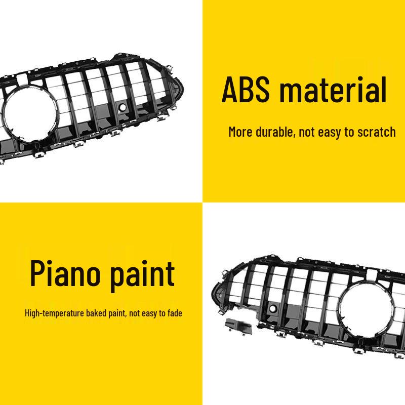 Black Grille Replacement for 2019-2025 Mercedes-Benz CLS-Class W257 GT.