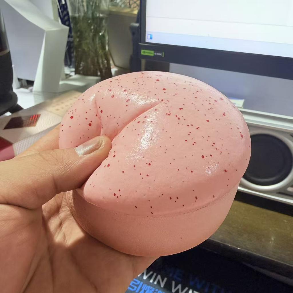 Butter Bread Squishy Toys Slow Rising Anxiety Stress Relief Squeeze Toys Sticky Bread Squishies Fidget Toys Party Favors