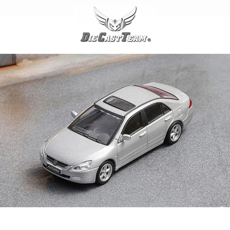 DCT 1/64 Honda 7th Generation Accord Car Alloy Motor Vehicle Diecast Metal Model Kids Xmas Gift Toys for Boys