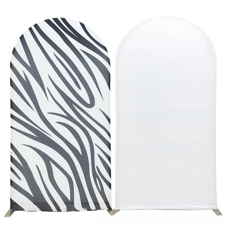 86x200cm Print Arch Cover Spandex Fitted Backdrop for Cow Theme Photo Background Birthday Party Baby Shower Wedding Decorations