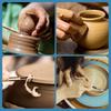 25Pcs Handmade DIY Ceramics Clay Tools Set Art Craft Wax Carving Tool Kit  Handicraft