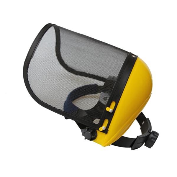 Wire Mesh Safety Face Shield Chainsaw Protective Helmet with Visor
