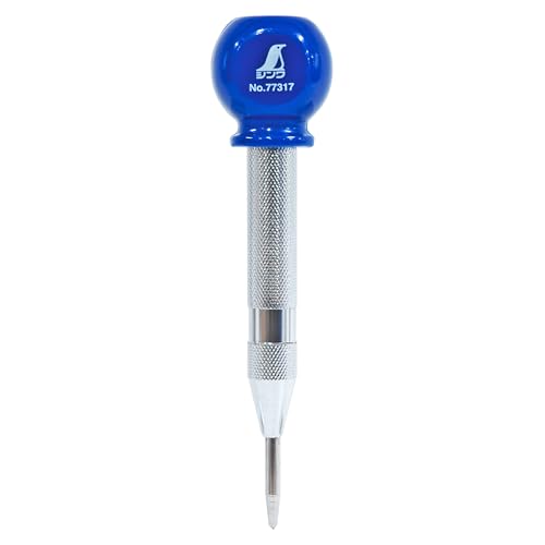 

Shinwa Sokutei 77317 Auto Punch with Anti-Rolling Grip, M