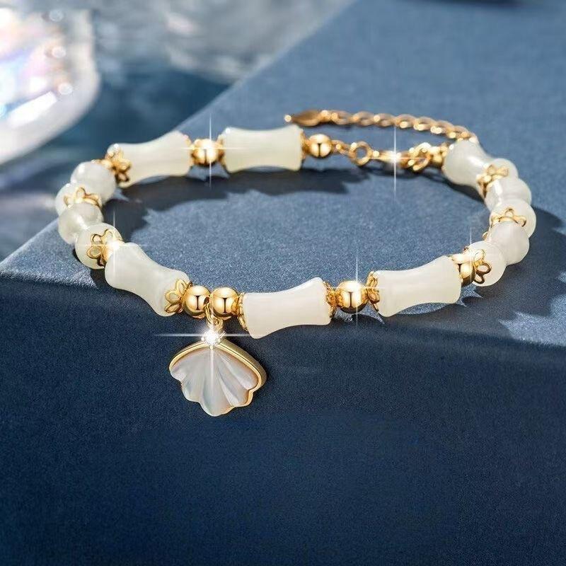 

JYL TS Bracelet Energy Eighteen Seeds Style Balances Spirit And Body I love you a beizi яшмовый
