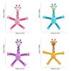 Stretchable Giraffe Toy With Suction Cup And Expandable Neck