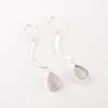 Selenite Gemstone 925 Solid Silver Jewelry Handmade Earrings 2.60" Gift For Her EE-43-43