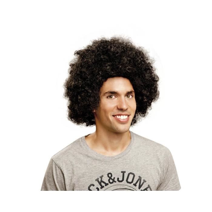 Afro Jumbo Paruka - Doplněk - Černá - Jedna velikost - Muž - Karnevalový kostým