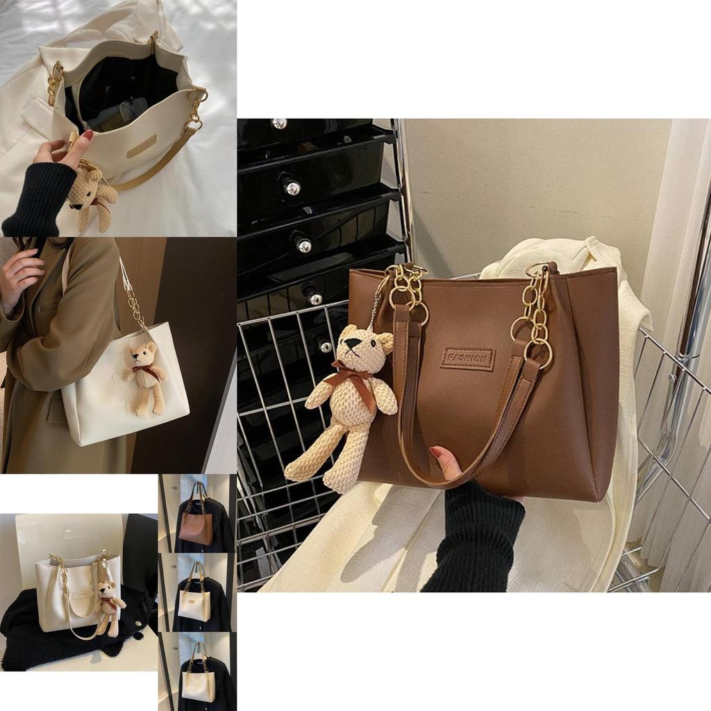 Stylish Retro Women's Tote Bag For Autumn Winter 2023 With Large Capacity And Chic Design