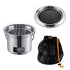 304Stainless Steel Outdoor Stove Cooking Stove Multifunctional Cookware Campings Stove Outdoor Barbecue Tool for Cooking