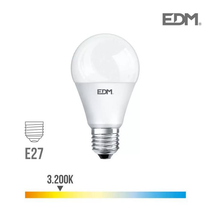 LED-pære E27 – 12W – 1154lm – 3200K – Varmt lys – 6x11,5cm - 35457