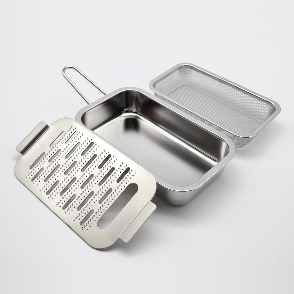 Nihonbashi Kiya Honmedate Pure Copper Grater Copper Grater Daikon Radish Grater Box-shaped