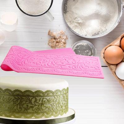 Silikonform Hitzebeständig Multifunktional Blumenmuster Antihaftbeschichtet Langlebig Fondant Kuchenform Bäckereibedarf