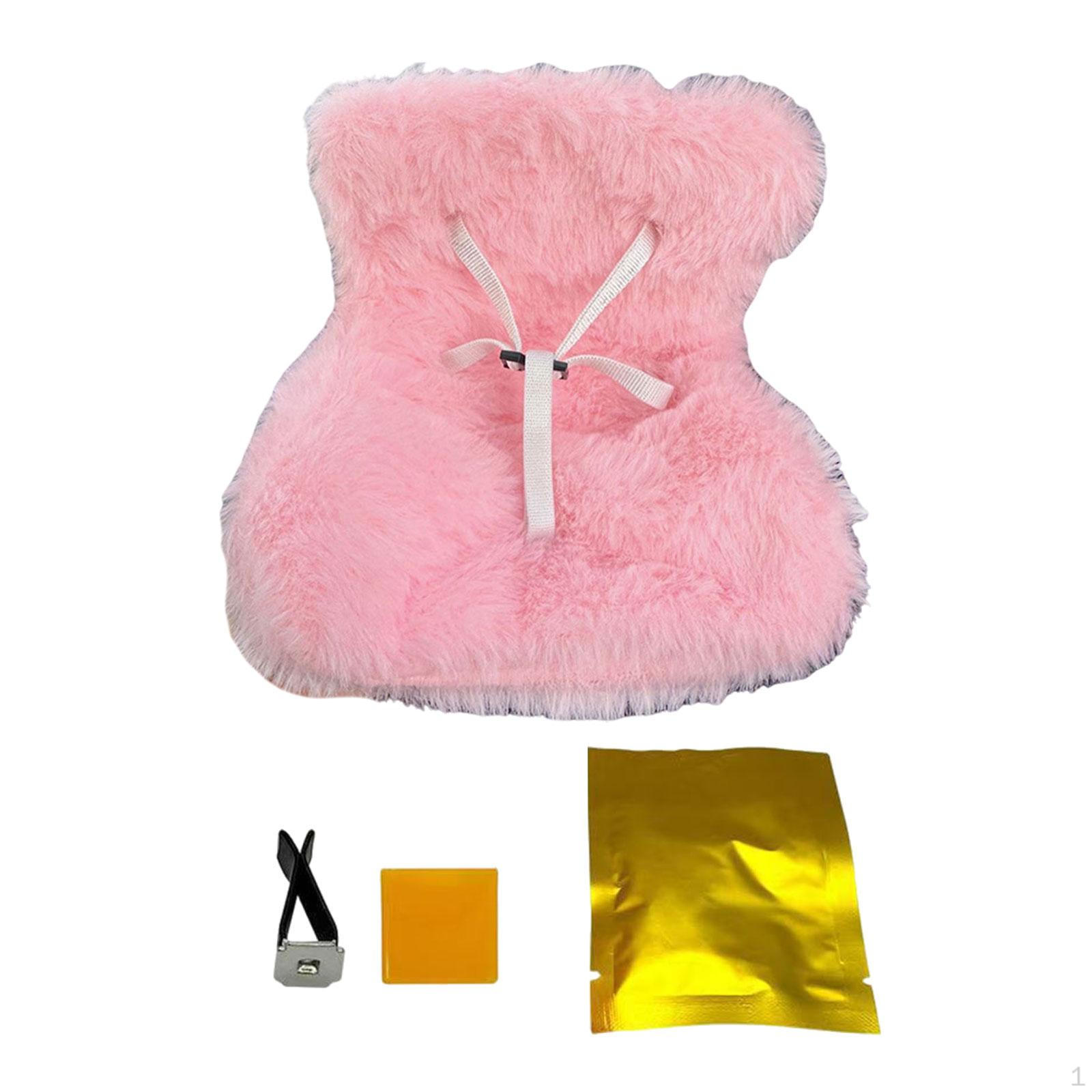 

Кукольное сиденье Автомобильный декор Сделай сам Уникальное кресло Ролевая игра Украшение с клипсой для кукол Мода розовый