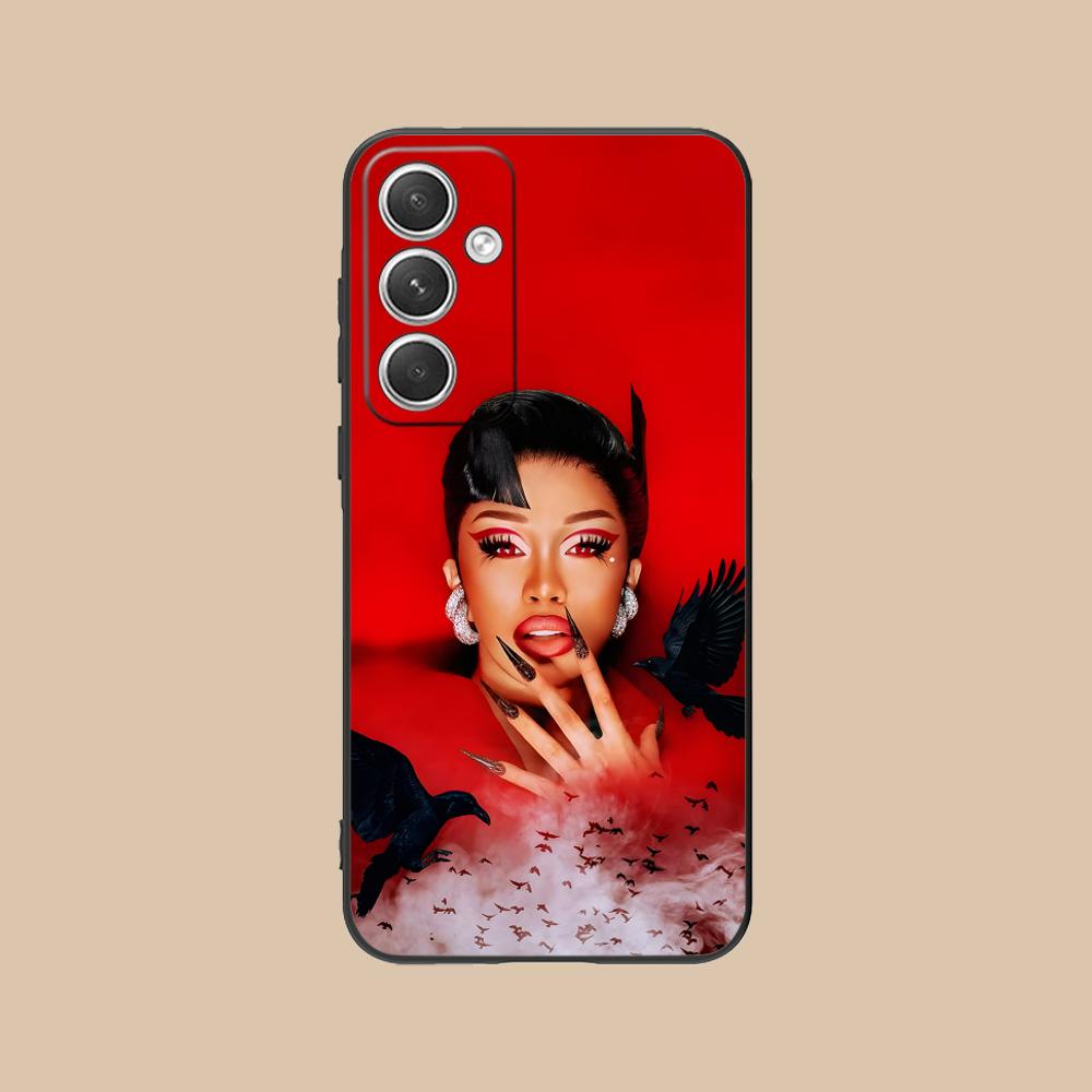 

Cardi B Matte TPU Mobile Phone Case for Samsung Galaxy S26 S25 S24 S23 S22 S21 S20 Note20 Plus FE Ultra Colorful Cover Galaxy Note20