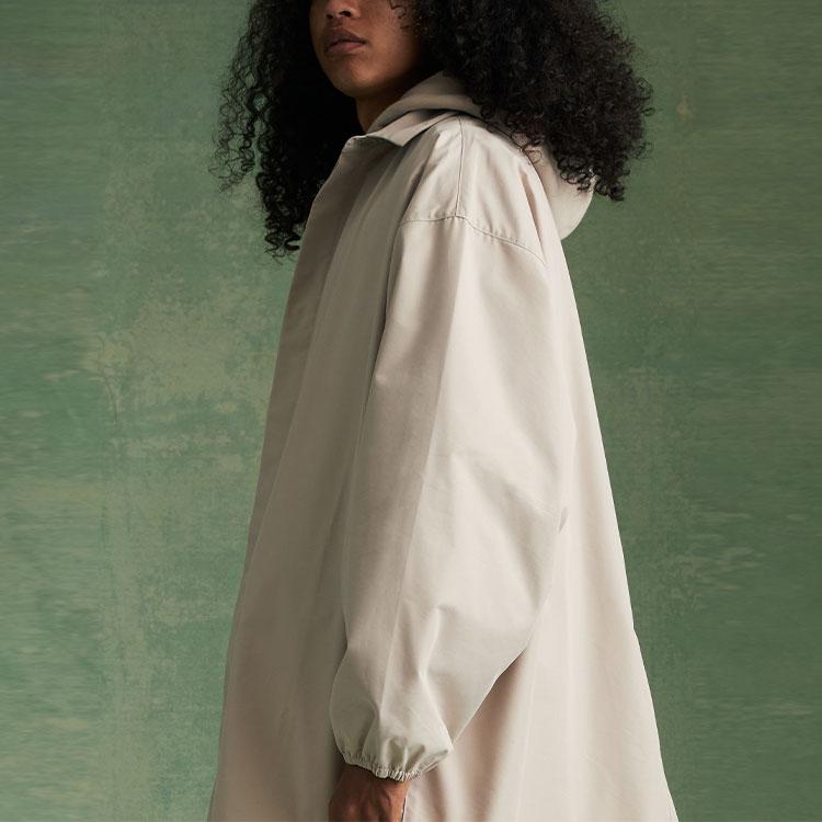 Fear of God Essentials Button Down Shirt Silver Cloud Men Tops Grey 186BT234022F