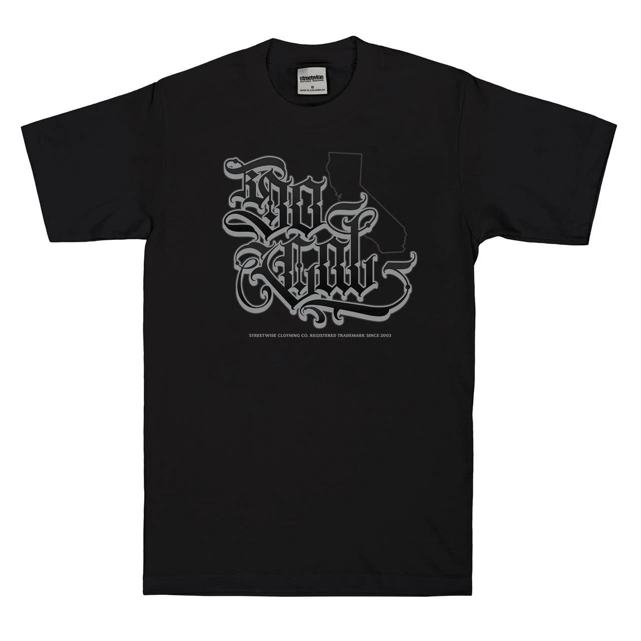 

Streetwise Clothing So Cal State T-Shirt Black - Cali Lifestyle Streetwear XL