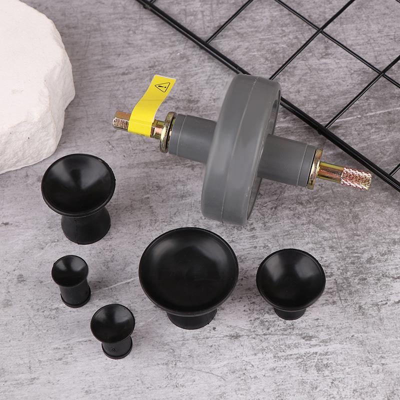 Universeller Ventileinschleifwerkzeug-Aufsatz mit 5 Saugplatten für Schaftschleifbohrer-Läppgerät-Kit für Auto-Moto-Motorventil