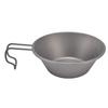 Ultralight Camping Cookware Outdoor Camping Picnic Bowl Cup with Folding Handle for Hiking