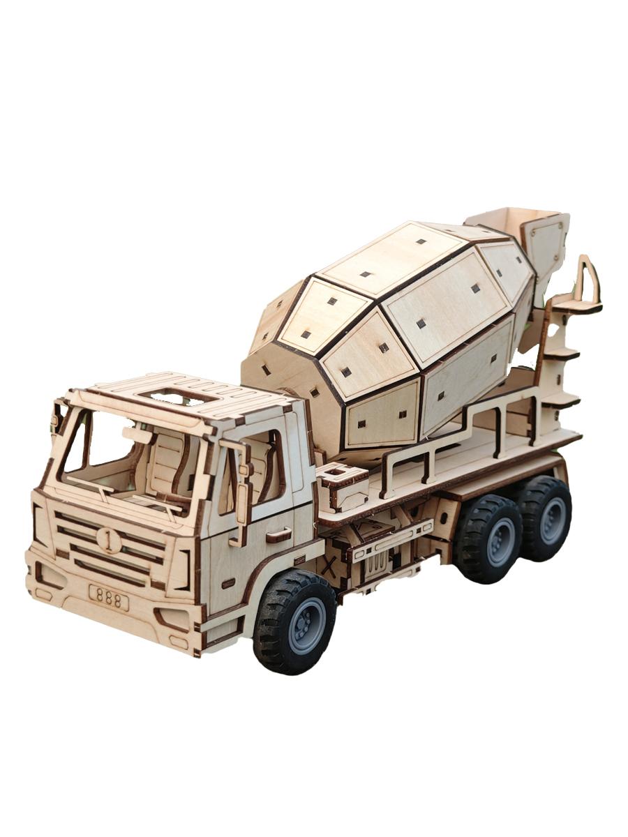 

3D Wooden Jigsaw Airship Model Kit For Adult Model Building Kit Brain Sharp Turn For Adult Building Handmade Craft Machinery білий