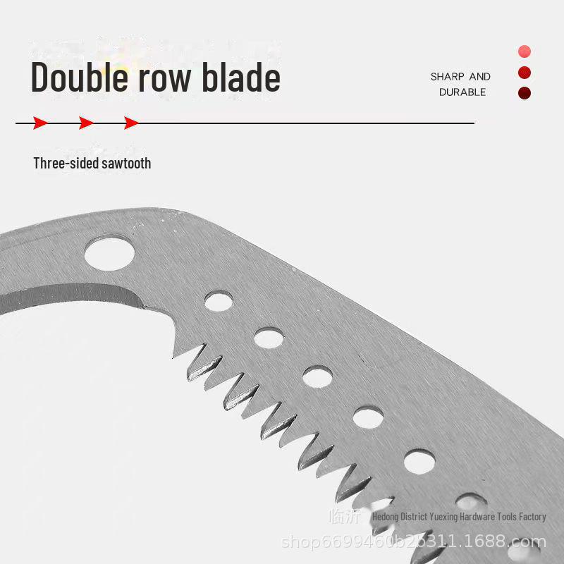 Telescopic Double Hook High Branch Pruning Saw for Fruit Trees