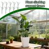 10 Stück Zweig Pflanzenstützhalter Baumast Pflanzenstäbe Abnehmbares Rankgitter für Garten Topfblume Moosstab
