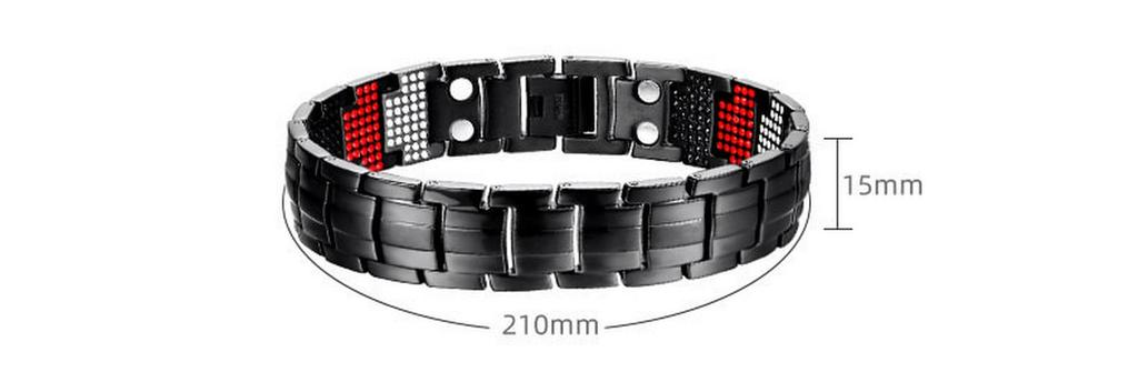 Bracciale Magnetico in Titanio da Uomo Europeo e Americano - Gioiello Semplice e alla Moda