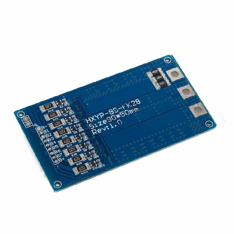 8S 28V 28A BMSs Lithiums Battery Protections Circuit Board Lithiums Battery Pack Balance Charging Charge Board Module