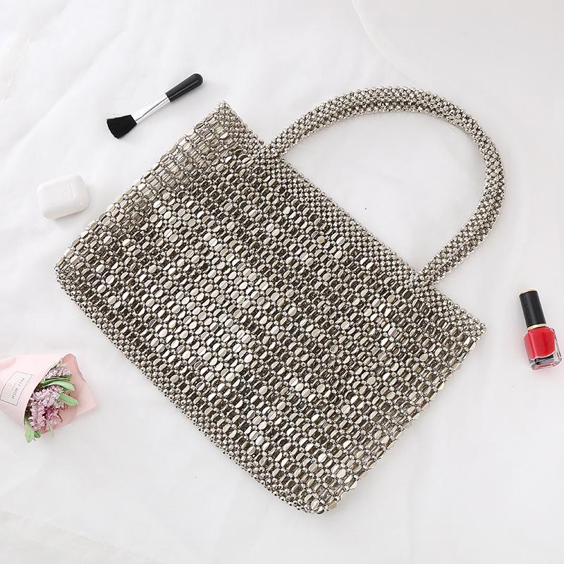 2023 Women's Handheld Pearl Bag: French-Inspired, Exquisite Handmade Design