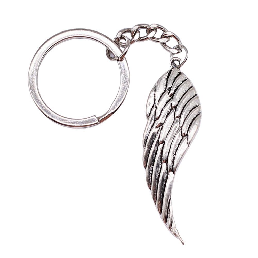 Angel Wings Feathers Heavenly Keychain for Girls Hot Sale Streetwear Bridesmaid Gift Retro Phone Charm