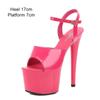 Fashion High Heels Plus Size 43 Women Shoes Classics 15cm Super High Heels Sandal Female Gladiator Shoes for Women Sexy Pumps Pole Dance