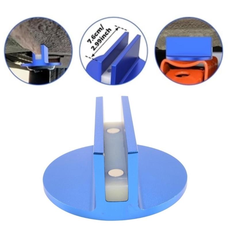 Multipurpose Adjustable Magnetic Clamps Adapter For Hydraulic Jacking Welding Equipment Quick Installation Nonslip Grip