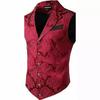 Men's Medieval Gothic Long Vest Costume for Halloween