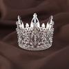 Shiny Queen Tiara Crown Vintage Princess Rhinestone Tiara  Birthday Head Jewelry