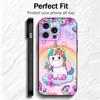 Pink Unicorn Rainbow Soft Phone Case for iPhone 16 16E 17 Air 15 Pro Max 14 Plus 13 Mini 11 12 7 Black Cover Back Shell