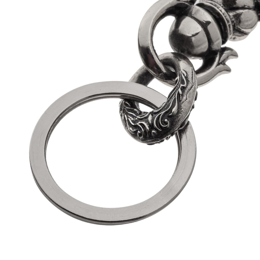 Artemis Classic Hook Carabiner Key Silver and Brand Silver Key Key Key Stainless Steel Keychain, Ring, ACK0054, Accessory, Men's Women's, Jewelry,
