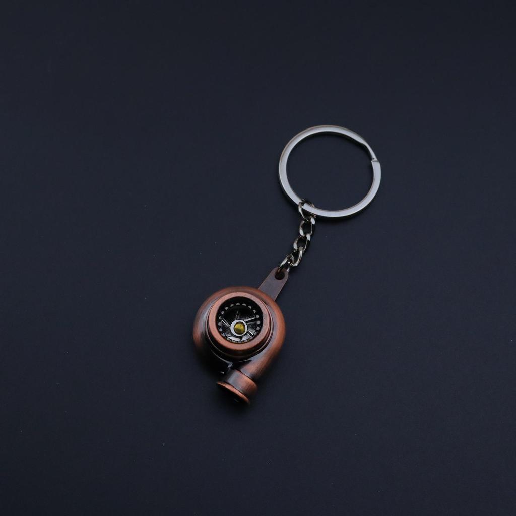 Ratchet Wrench & Piston Keychain: Car and Motorcycle Wheel Hub Modification Gift