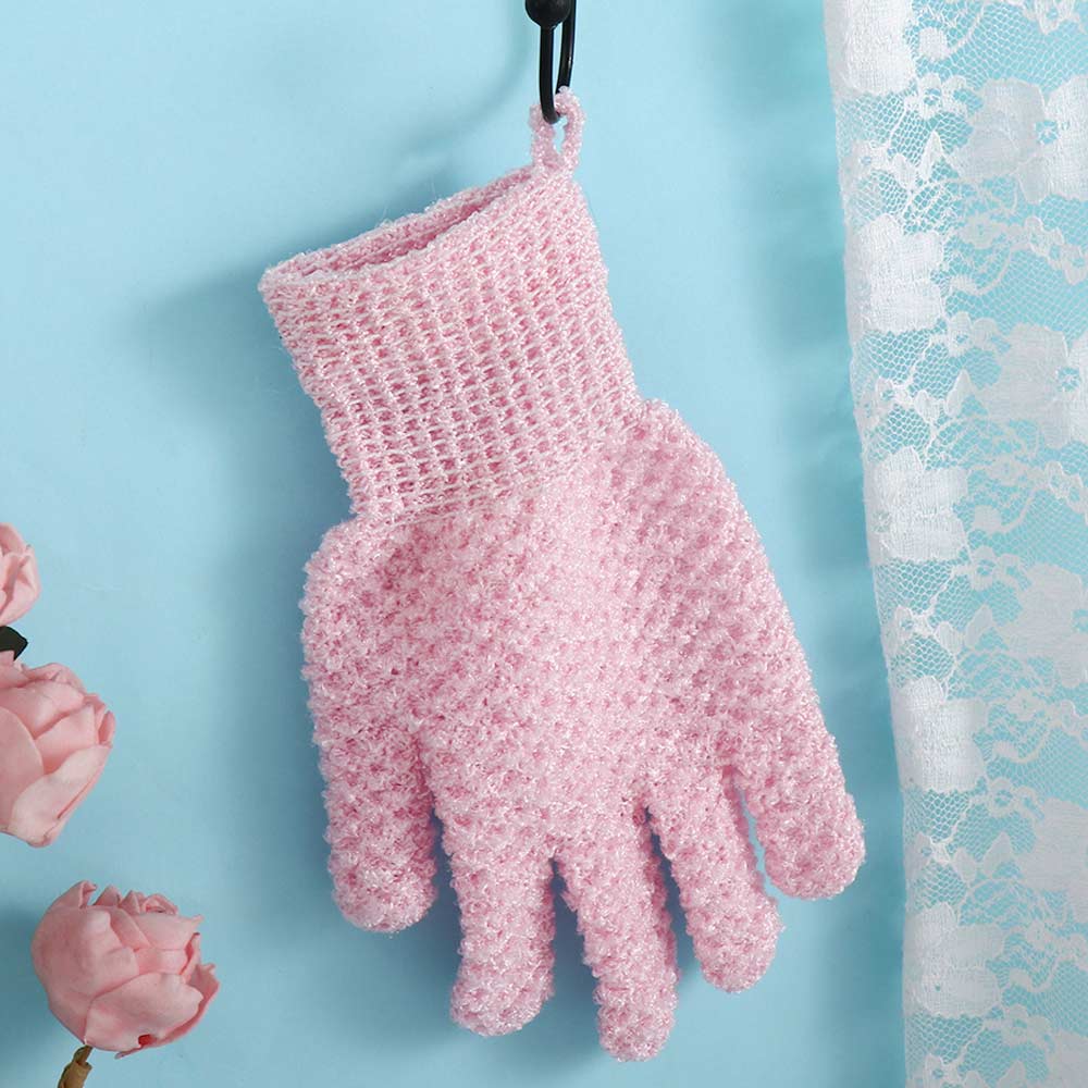 Body Brush SPA Foam Body Massage Sponge Scrub Gloves Five-Finger Bath Gloves Shower Gloves