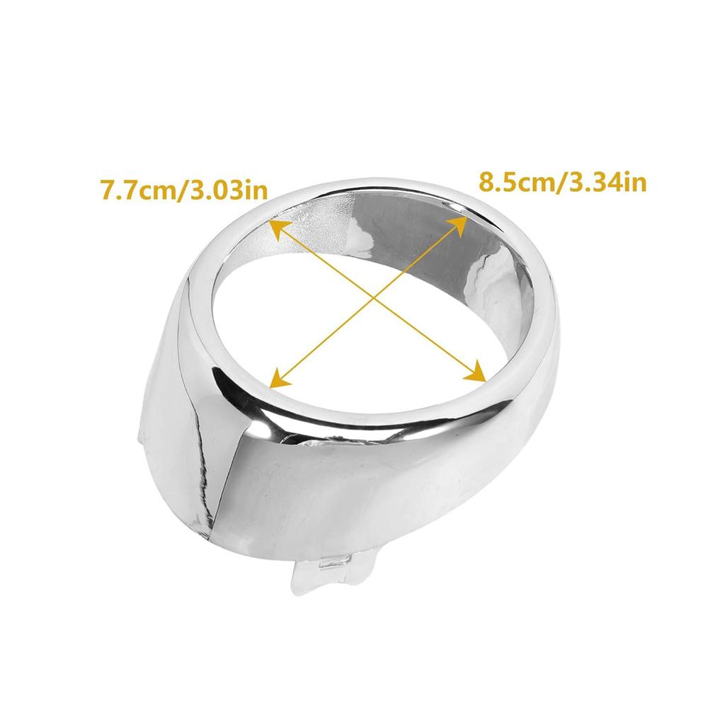 Pair Front Bumper Fog Light Bezel Trim LH/RH for INFINITI G25/G37 Sport