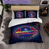 St. Louis Cardinals Pattern Microfiber 3Pcs Bedding Set Decor Duvet Cover Set For Bedroom Home Use