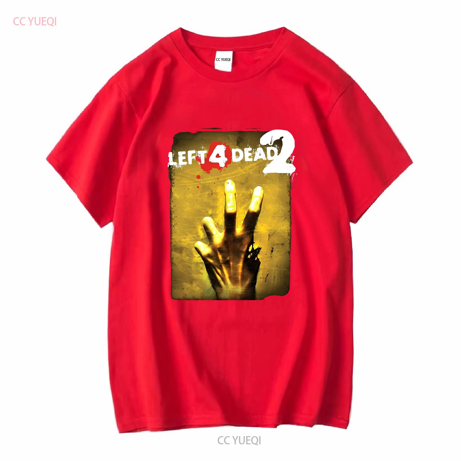 Left 4 Dead 2 Black T Shirt 2009 Valve Corporation L The Core vintage Washed Top For Everyday Wear streetwear graphic Casual S