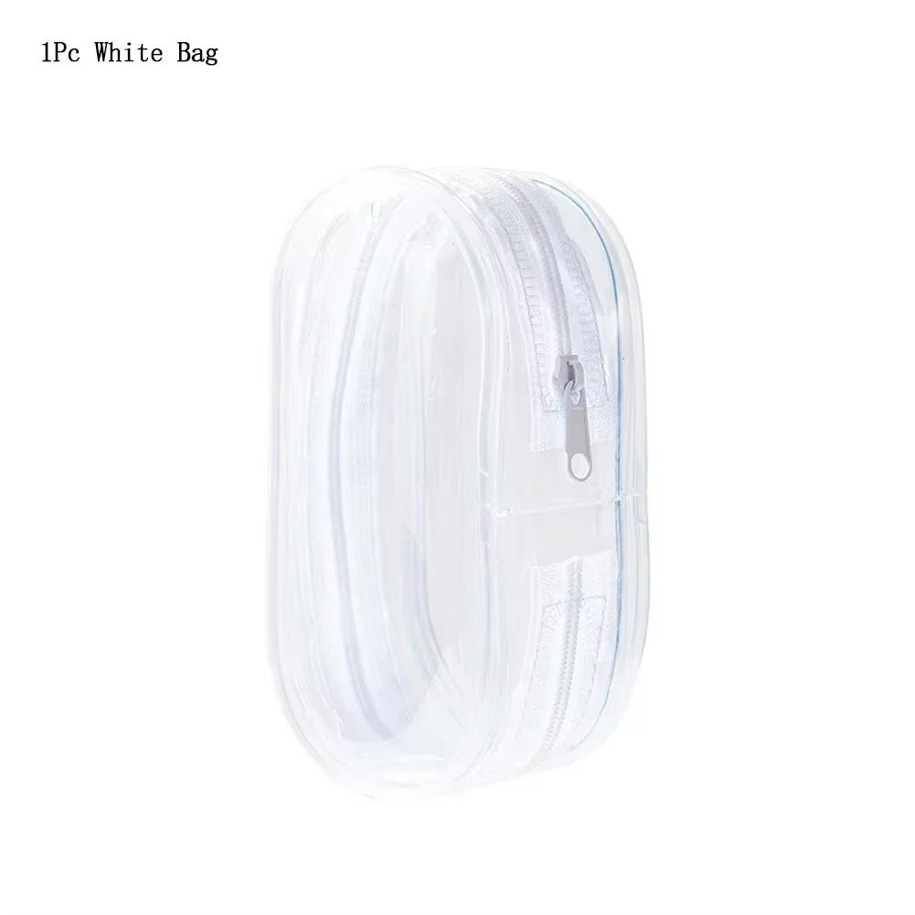 

13cm Plush Doll Display Out Bag Transparent Thicken Cotton Doll Outing Dustproof Storage Pouch Organizer Mini Bag Accessories